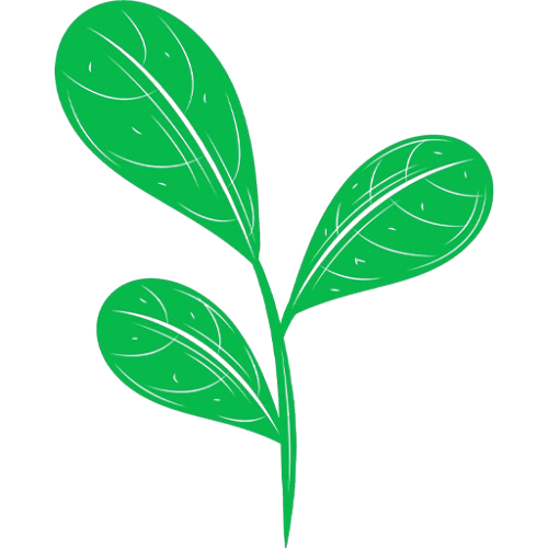 Green leaves company logo